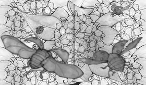 Ladybugs and Hydrangeas Puzzle. Spring. Summer. Jigsaw Puzzle. Puzzles for Children and Adults. 252 Piece Puzzle.