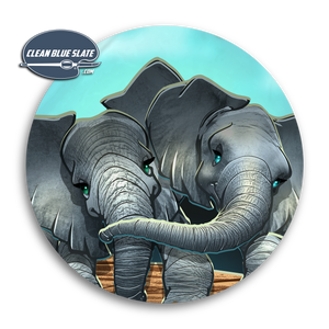 Elephant Friends Beach Towel, Africa, Elephants, Unique, Custom Beach Towels, Pool, Vacation Gift, Swimming, Ocean, Sand