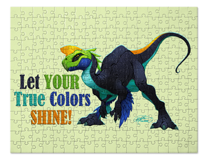Oviraptor Dinosaur Puzzle. Jigsaw Puzzle. Puzzles for Children and Adults. 252 Piece Puzzle.