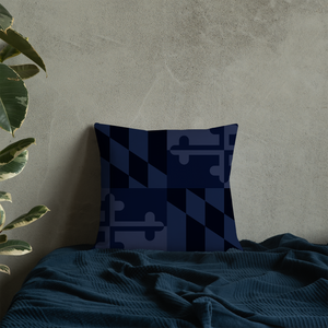 18"x18" Thomas Point Shoal Lighthouse Annapolis, Maryland, Flag, Chesapeake Bay, Designer Pillow, Decorative, Two Sided