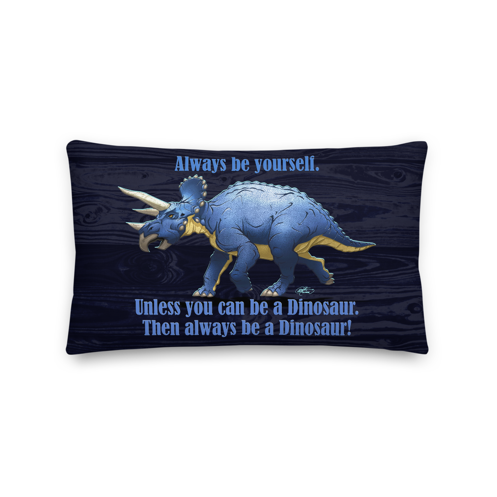 Premium Triceratops Pillow