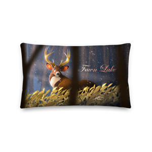 Premium Fawn Lake Pillow