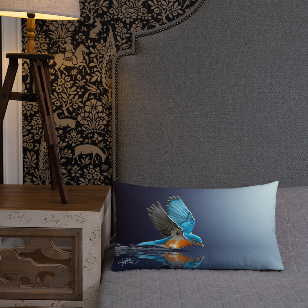 Premium Bluebird  Pillow