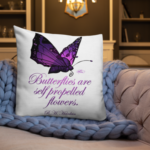 Premium Purple Butterfly Pillow