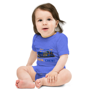 Baby Short Sleeve Train Onesie