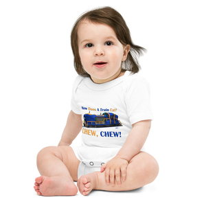 Baby Short Sleeve Train Onesie