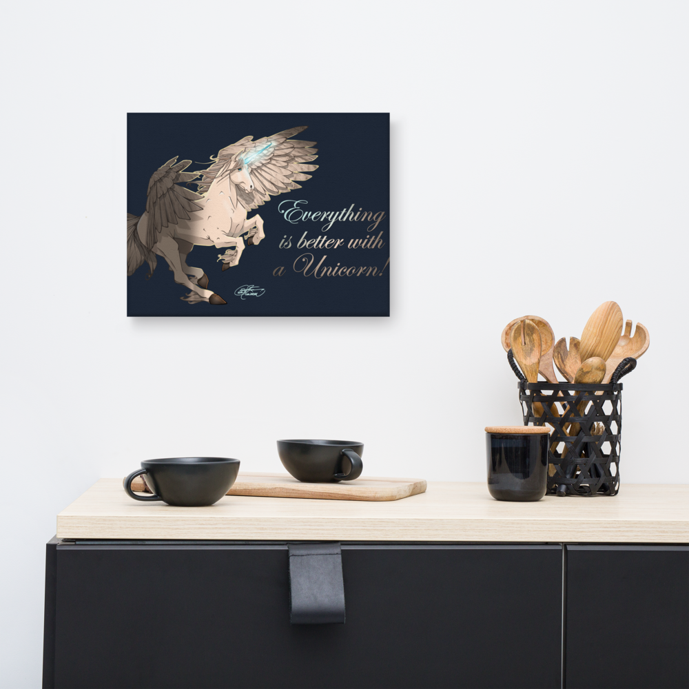Pegasus Unicorn Canvas