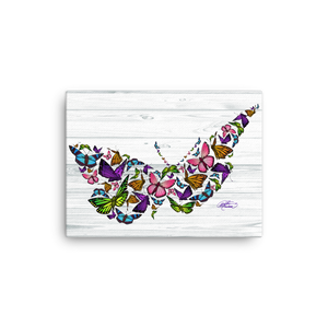 Butterfly Collage Canvas