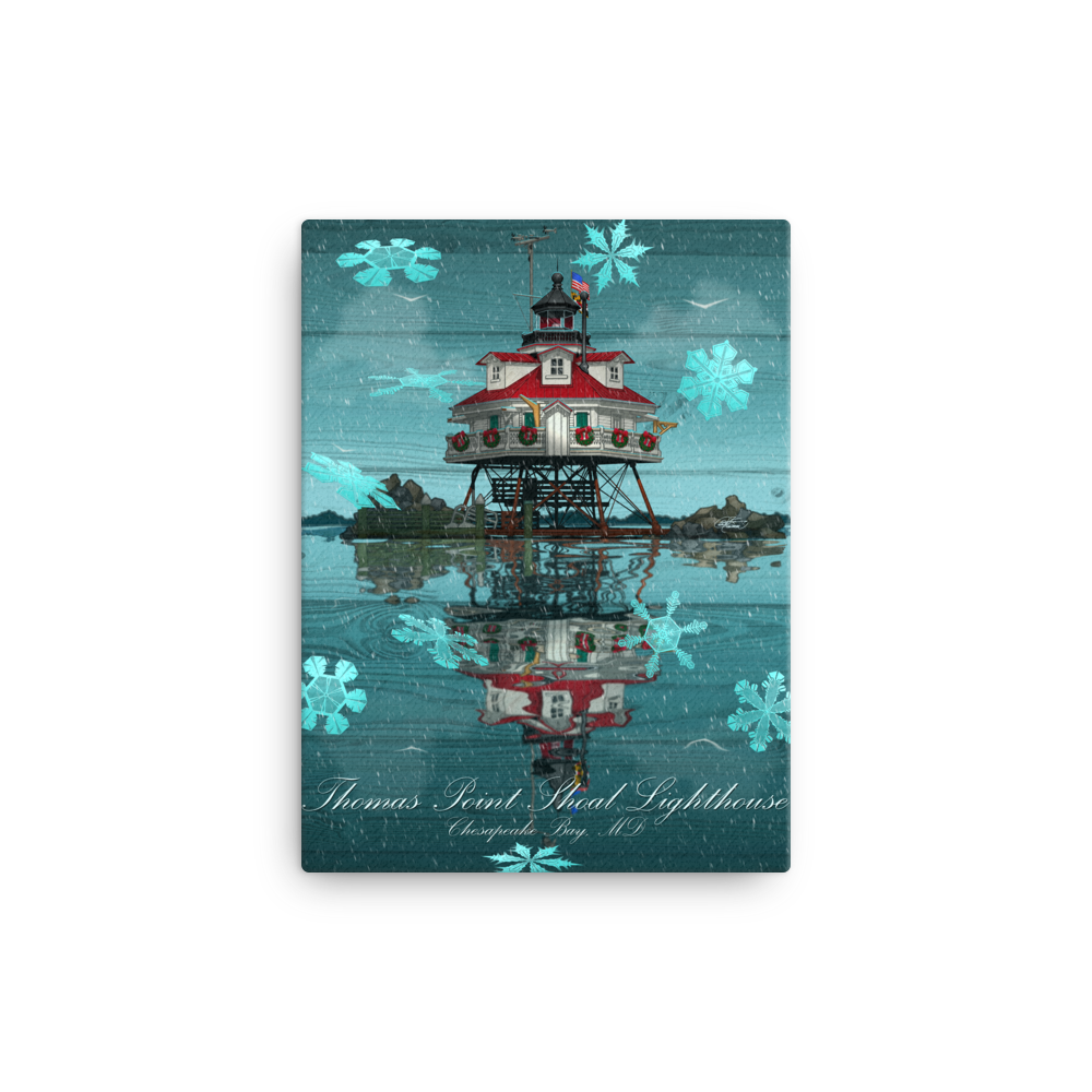 Thomas Point Shoal Lighthouse Canvas
