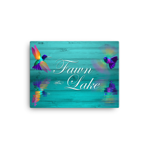 Fawn Lake Hummingbirds Canvas