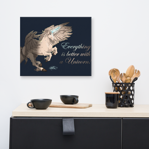 Pegasus Unicorn Canvas