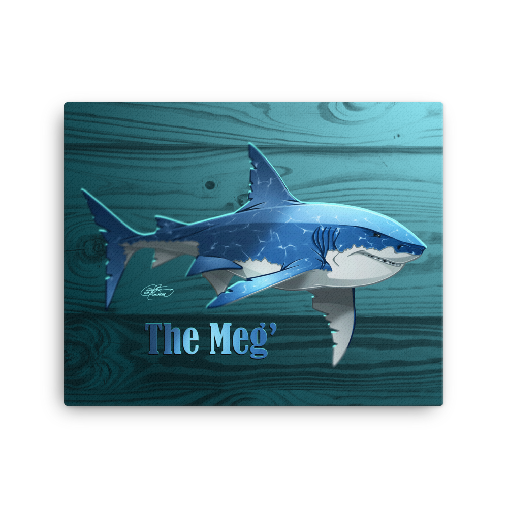 Megalodon Canvas