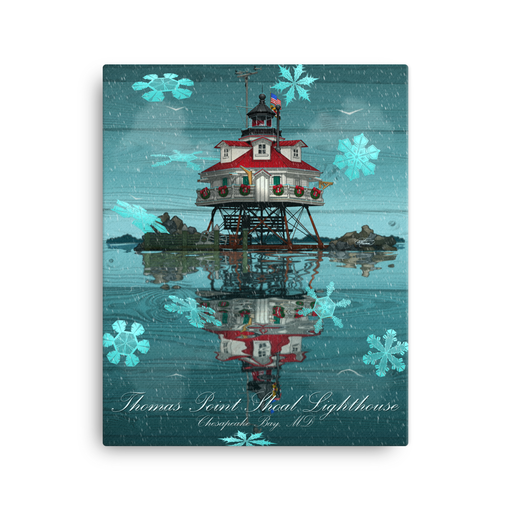 Thomas Point Shoal Lighthouse Canvas