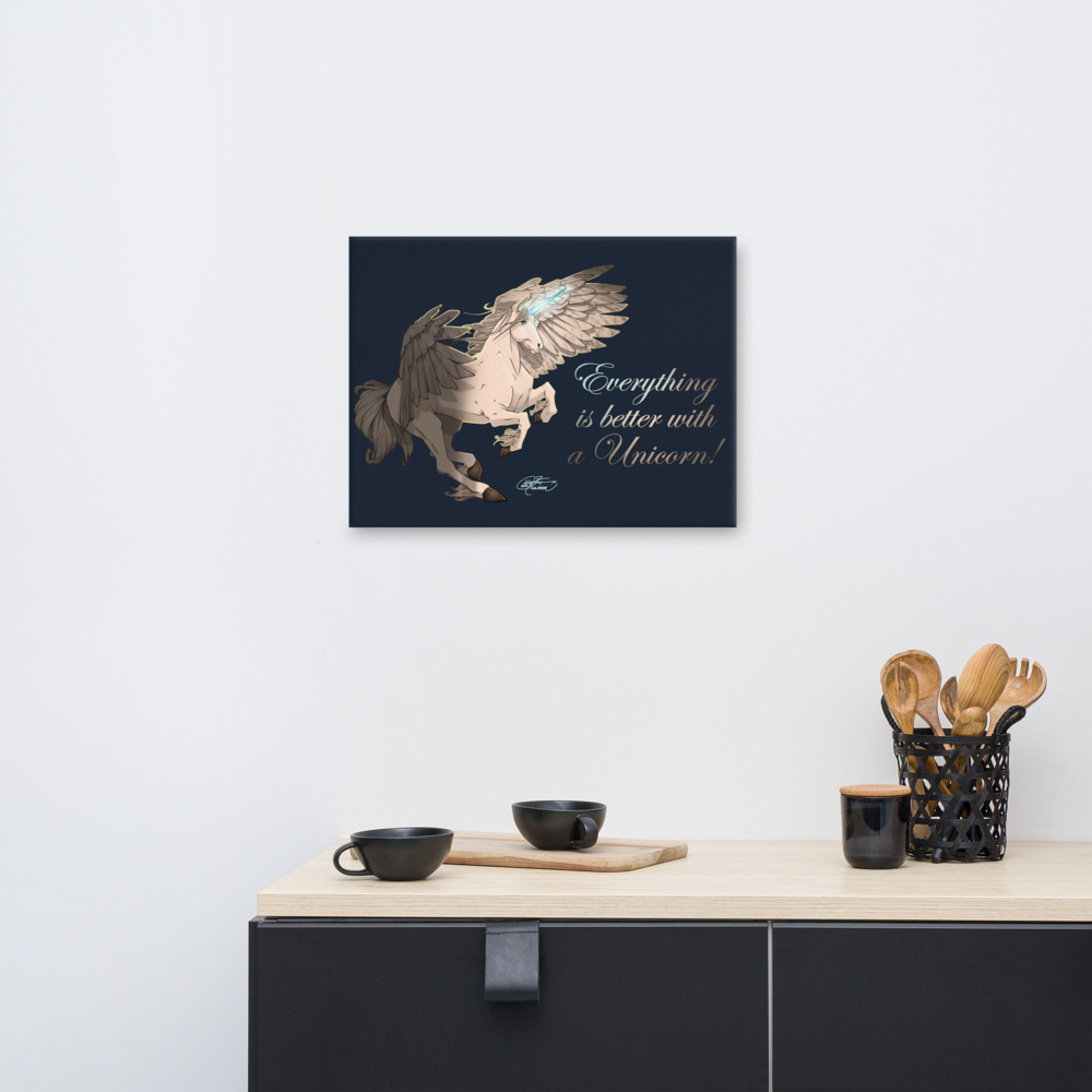 Pegasus Unicorn Canvas