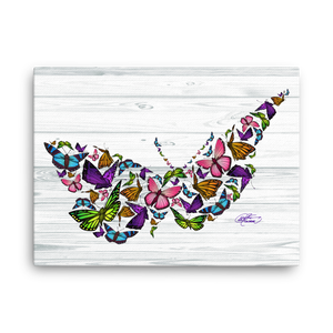 Butterfly Collage Canvas