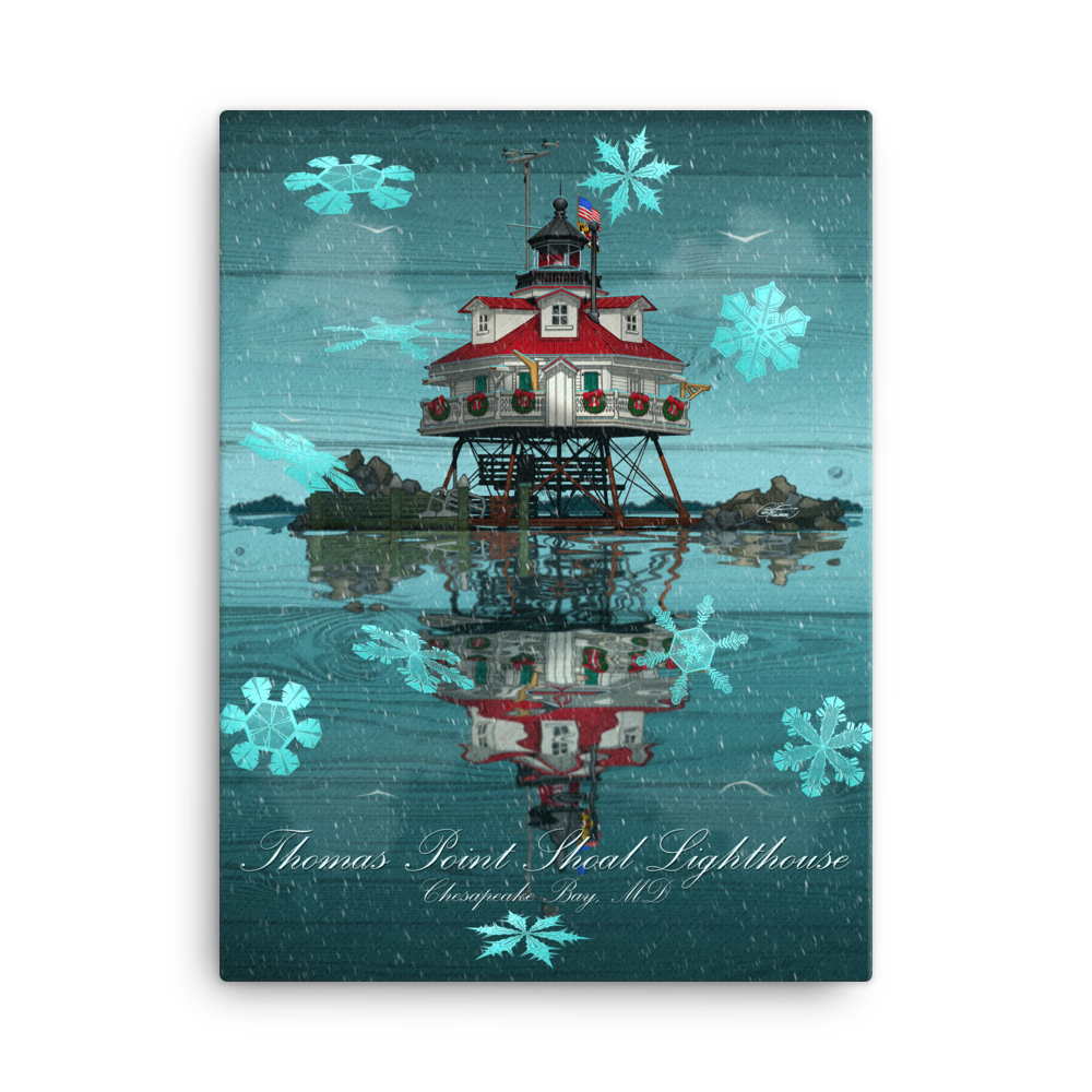Thomas Point Shoal Lighthouse Canvas