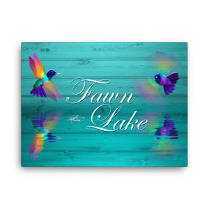 Fawn Lake Hummingbirds Canvas