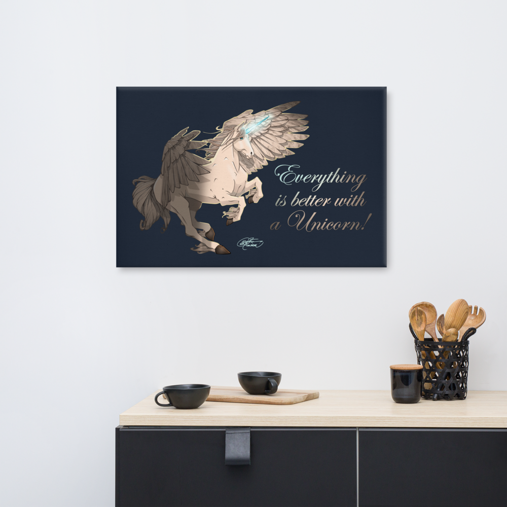Pegasus Unicorn Canvas
