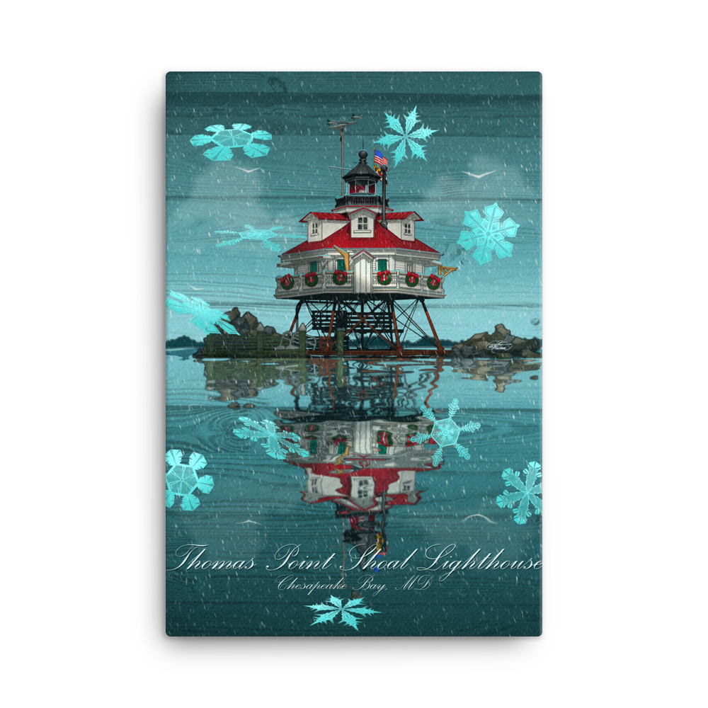 Thomas Point Shoal Lighthouse Canvas