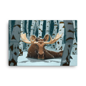 Alaskan Moose Canvas