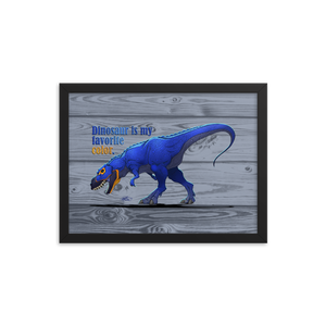 Framed Tyrannosaurus Poster
