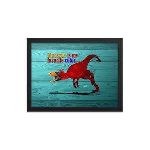 Framed Herrerasaurus Poster