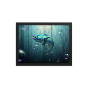 Framed Tropical Fish Poster