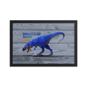 Framed Tyrannosaurus Poster