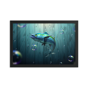Framed Tropical Fish Poster