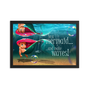 Framed Mermaid Poster