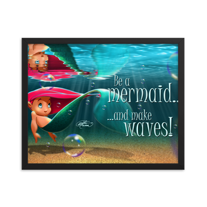 Framed Mermaid Poster