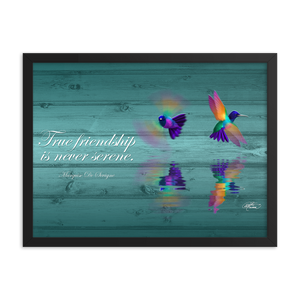 Framed Hummingbirds Poster