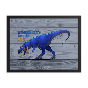 Framed Tyrannosaurus Poster