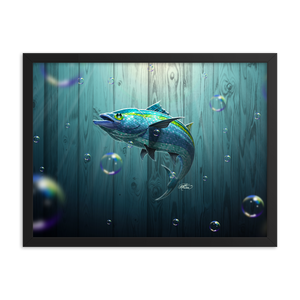 Framed Tropical Fish Poster