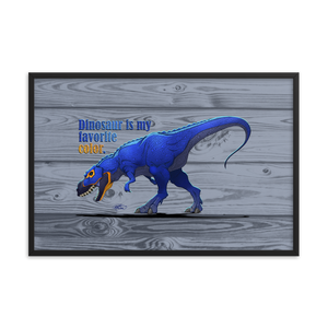 Framed Tyrannosaurus Poster