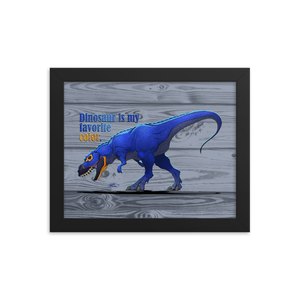 Framed Tyrannosaurus Poster
