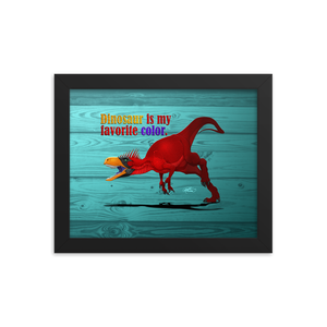 Framed Herrerasaurus Poster
