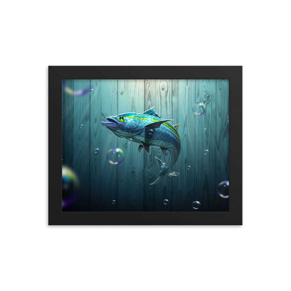 Framed Tropical Fish Poster