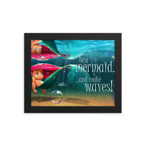 Framed Mermaid Poster