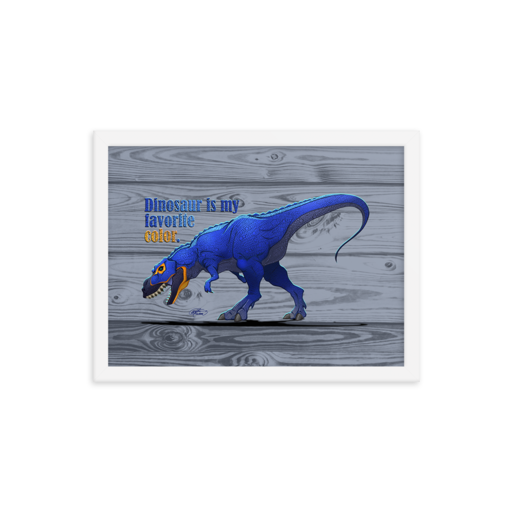 Framed Tyrannosaurus Poster