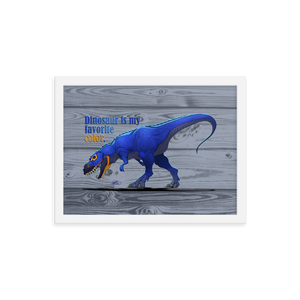 Framed Tyrannosaurus Poster