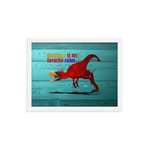 Framed Herrerasaurus Poster