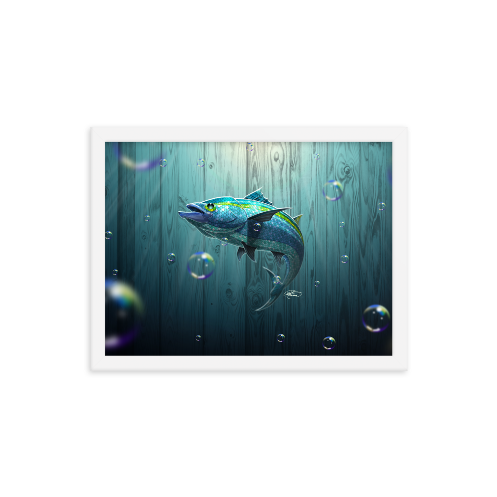 Framed Tropical Fish Poster
