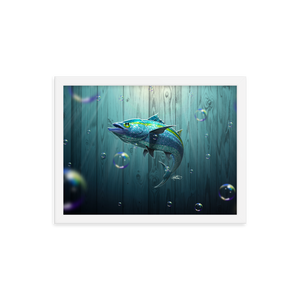 Framed Tropical Fish Poster