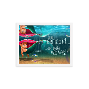 Framed Mermaid Poster