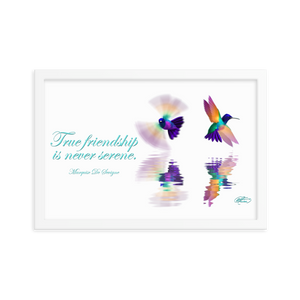 Framed Hummingbirds Poster