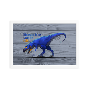 Framed Tyrannosaurus Poster