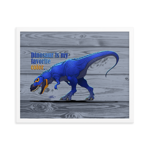 Framed Tyrannosaurus Poster