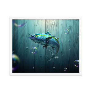 Framed Tropical Fish Poster