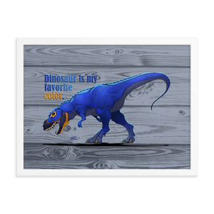 Framed Tyrannosaurus Poster